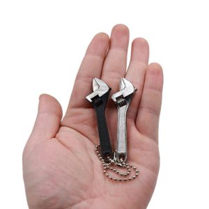 mini adjustable wrench Keychain