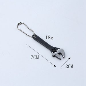Mini Adjustable Wrench Keychain